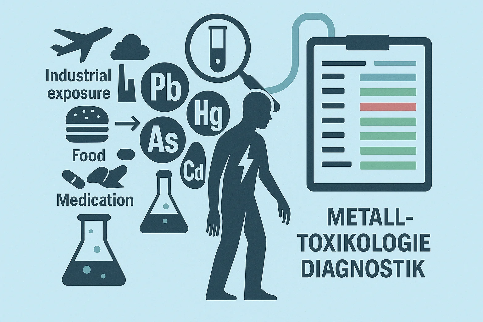 metalltoxikologie - schwermetalle analysieren - Praxis Grinshpan Meerbusch Düsseldorf